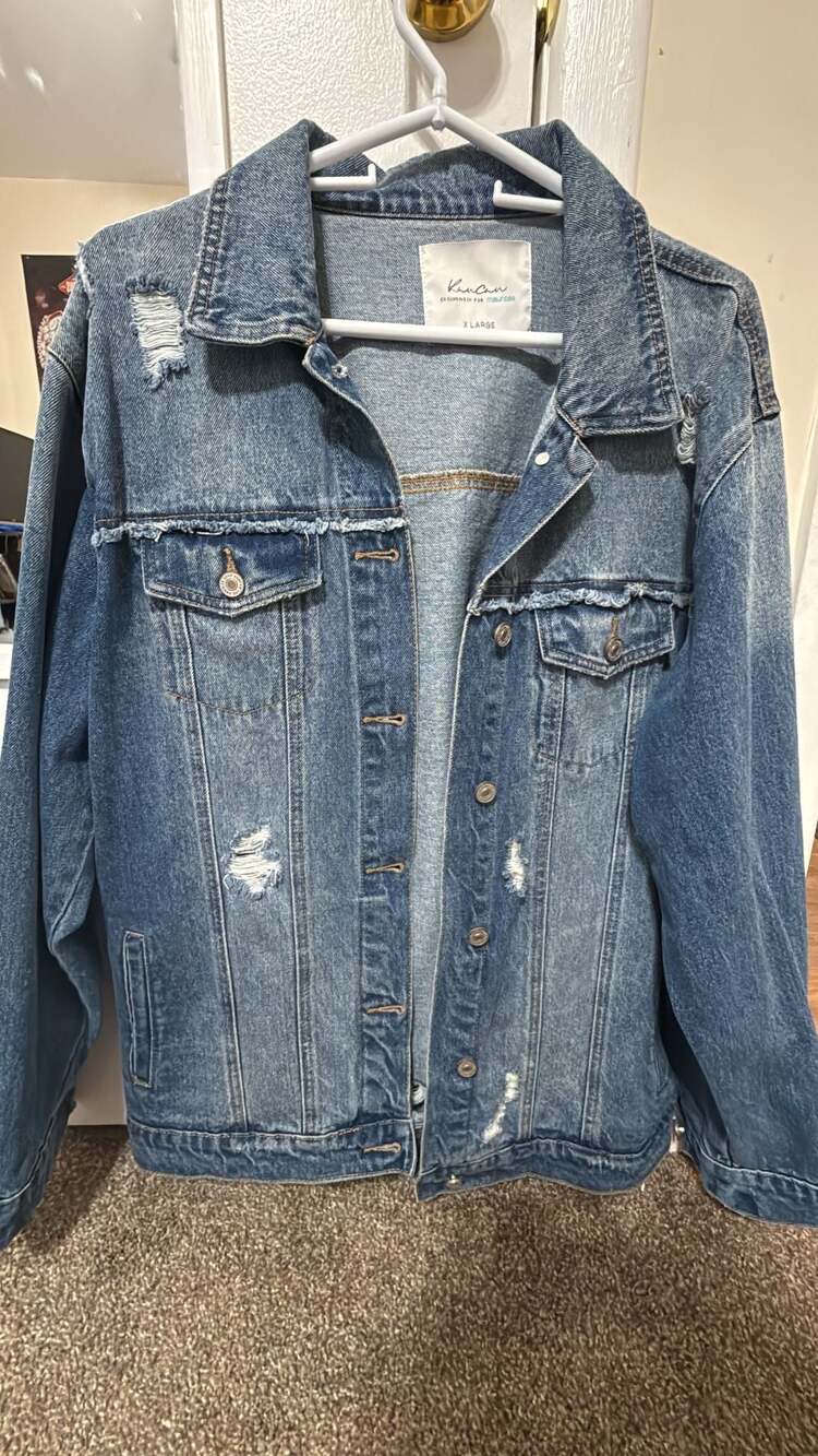 KanCan Exclusively for Maurices Distressed Denim Jacket